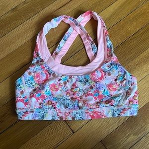 Lululemon Floral Sports Bra